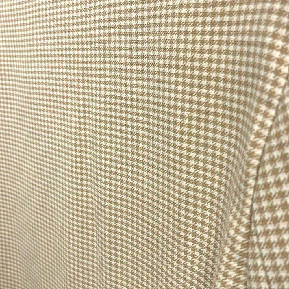 Aritzia Wilfred Sophia Houndstooth Oversized Blazer in beige - size small - Picture 7 of 12